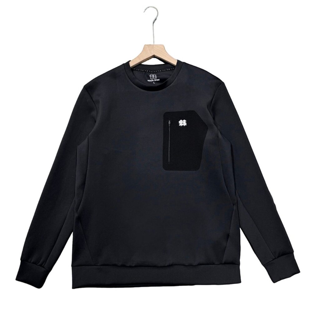 Kolon Sport Black Long Sleeve Sweatshirt